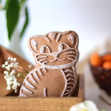 Wooden Cookie Mold - Cat