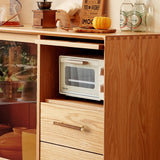Brass & Leather Cabinet Pulls - Modern Closet/Cabinet Handles