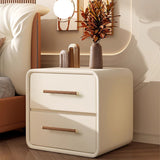 Brass & Leather Cabinet Pulls - Modern Closet/Cabinet Handles