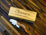Custom Wine Corkscrew, Groomsmen Gifts，Wedding Gifts