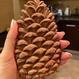 Wooden Cookie Mold -  Pine Cone
