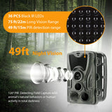 H801A Hunting Camera, Hunting Trail Camera Wildlife Infrared Cameras