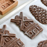 Wooden Cookie Mold -  Windmill