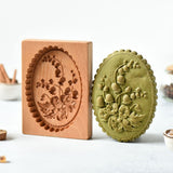 Wooden Cookie Mold - Violet