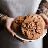 Wooden Cookie Mold -  Rose