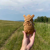 Wooden Cookie Mold -  Windmill
