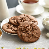 Wooden Cookie Mold -  Rose