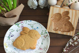 Wooden Cookie Mold -  Fluffy Rabbit