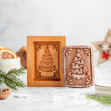 Wooden Cookie Mold -  Christmas Tree