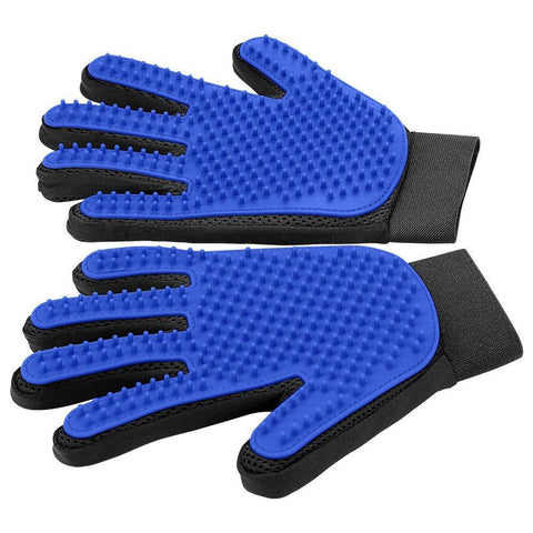 Pet Grooming Glove -Efficient Pet Hair Remover Mitt - Enhanced Five Finger Design - PonderMall-Hot Sale, Wholesale, On Sale, all presented by PonderMall