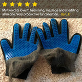 Pet Grooming Glove -Efficient Pet Hair Remover Mitt - Enhanced Five Finger Design - PonderMall-Hot Sale, Wholesale, On Sale, all presented by PonderMall