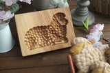 Wooden Cookie Mold -  Sheep