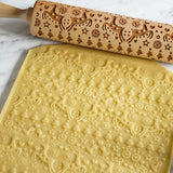Happy Deer - Embossing Rolling Pin