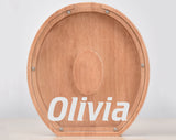 Personalized Piggy Bank, Laser Engraved - Oak