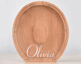 Personalized Piggy Bank, Laser Engraved - Oak
