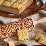 Floral Pattern - Embossing Rolling Pin