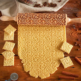 Floral Pattern - Embossing Rolling Pin